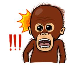 Otan The OrangUtan sticker #14603450
