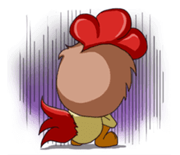 Rooster Costume by My Little Girl sticker #14603740