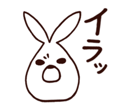 Bear and Rice cake rabbit 2 sticker #14603877