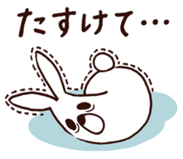 Bear and Rice cake rabbit 2 sticker #14603879