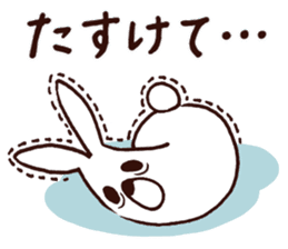 Bear and Rice cake rabbit 2 sticker #14603879