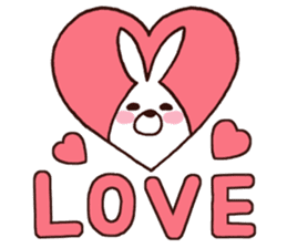 Bear and Rice cake rabbit 2 sticker #14603880