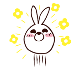 Bear and Rice cake rabbit 2 sticker #14603887