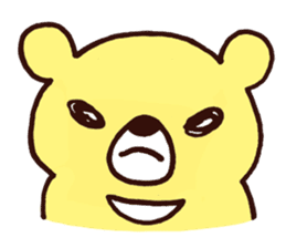 Bear and Rice cake rabbit 2 sticker #14603889