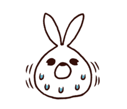 Bear and Rice cake rabbit 2 sticker #14603890