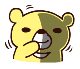 Bear and Rice cake rabbit 2 sticker #14603891