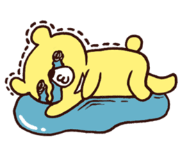 Bear and Rice cake rabbit 2 sticker #14603896