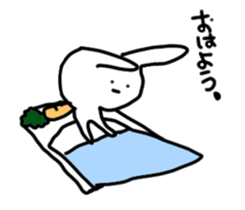 doodling rabbit sticker #14604070
