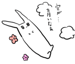 doodling rabbit sticker #14604102