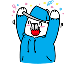 polar bear snowboarders snuk sticker #14604311