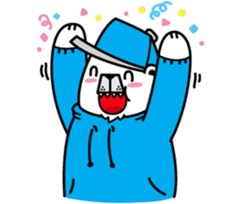 polar bear snowboarders snuk sticker #14604311