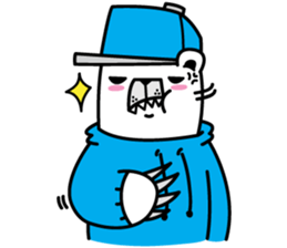 polar bear snowboarders snuk sticker #14604312