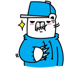 polar bear snowboarders snuk sticker #14604312