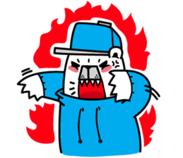 polar bear snowboarders snuk sticker #14604315