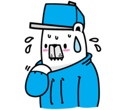 polar bear snowboarders snuk sticker #14604318