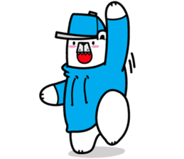 polar bear snowboarders snuk sticker #14604320