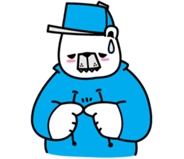 polar bear snowboarders snuk sticker #14604323