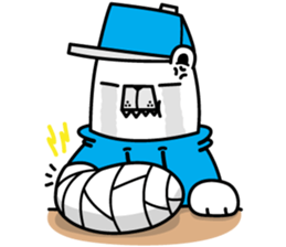 polar bear snowboarders snuk sticker #14604325