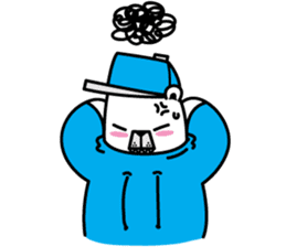 polar bear snowboarders snuk sticker #14604326