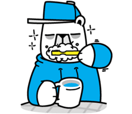 polar bear snowboarders snuk sticker #14604330