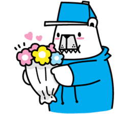 polar bear snowboarders snuk sticker #14604331