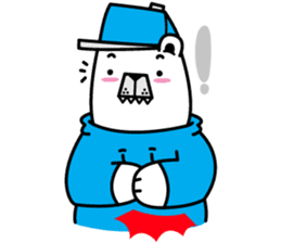 polar bear snowboarders snuk sticker #14604337