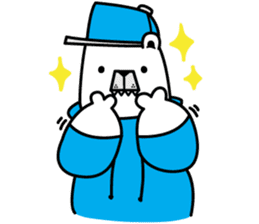 polar bear snowboarders snuk sticker #14604342