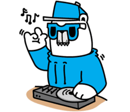 polar bear snowboarders snuk sticker #14604343