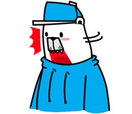 polar bear snowboarders snuk sticker #14604345