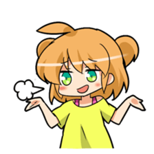 Yaruki Nashiko chan sticker #14604585