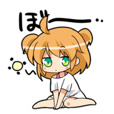 Yaruki Nashiko chan sticker #14604600