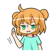 Yaruki Nashiko chan sticker #14604611