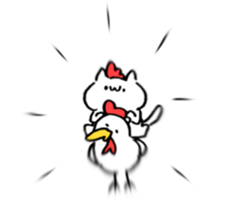 Egg and chicken and I sticker #14604622