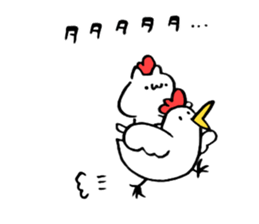 Egg and chicken and I sticker #14604623