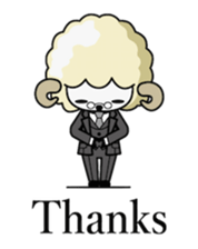 Cheerful Butler Sebastian English sticker #14604943