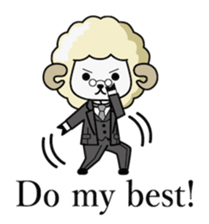 Cheerful Butler Sebastian English sticker #14604951