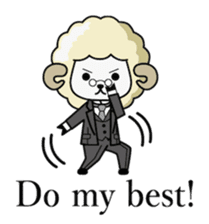 Cheerful Butler Sebastian English sticker #14604951