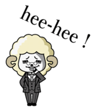Cheerful Butler Sebastian English sticker #14604959