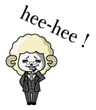 Cheerful Butler Sebastian English sticker #14604959