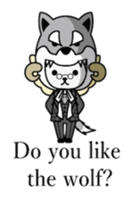Cheerful Butler Sebastian English sticker #14604972