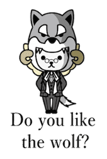 Cheerful Butler Sebastian English sticker #14604972