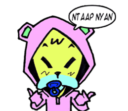 Pinky Nyan sticker #14605734