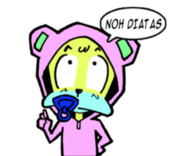 Pinky Nyan sticker #14605735