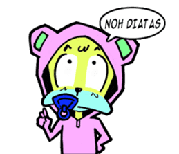 Pinky Nyan sticker #14605735
