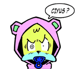 Pinky Nyan sticker #14605736