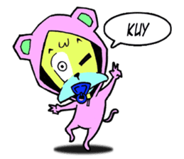 Pinky Nyan sticker #14605739