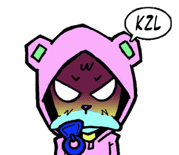 Pinky Nyan sticker #14605743