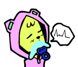 Pinky Nyan sticker #14605745