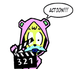Pinky Nyan sticker #14605746