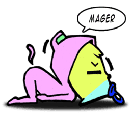 Pinky Nyan sticker #14605747